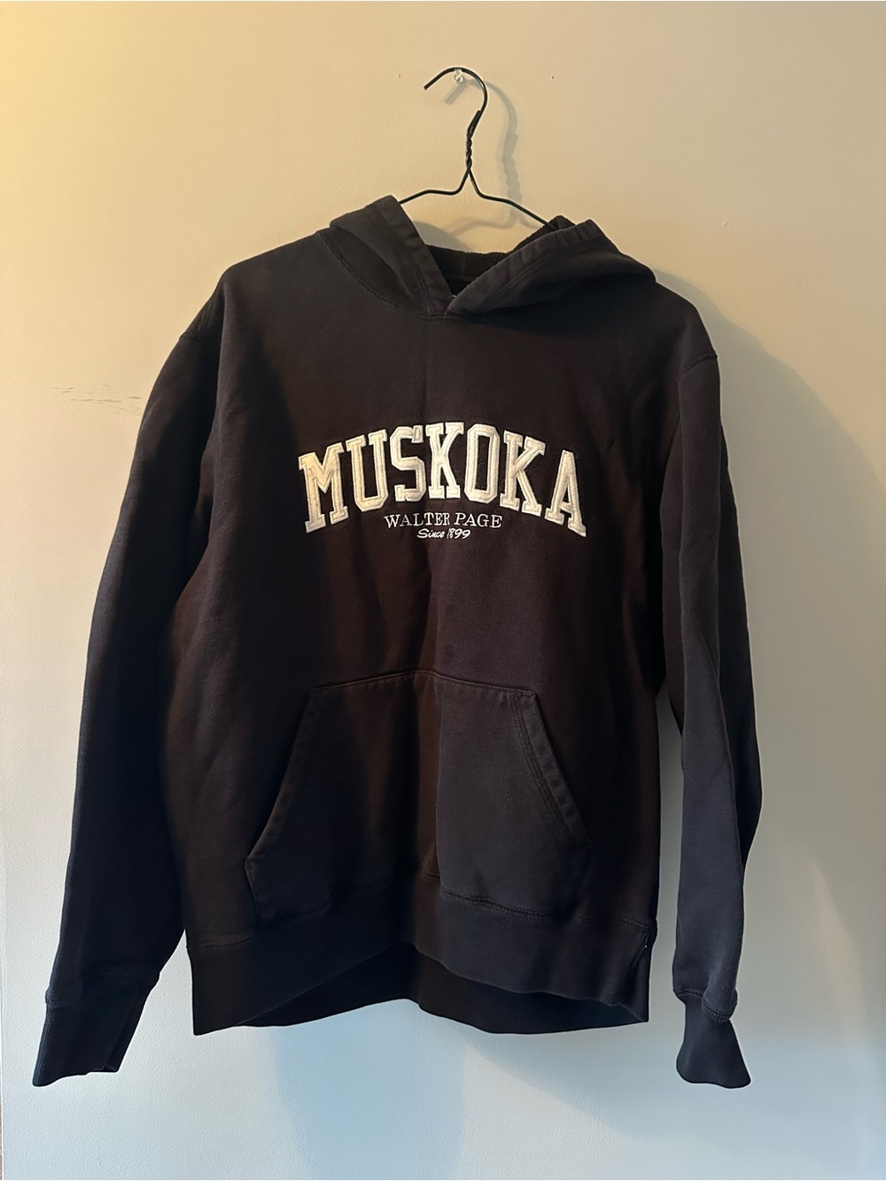 Muskoka Black Hooded Sweatshirt
